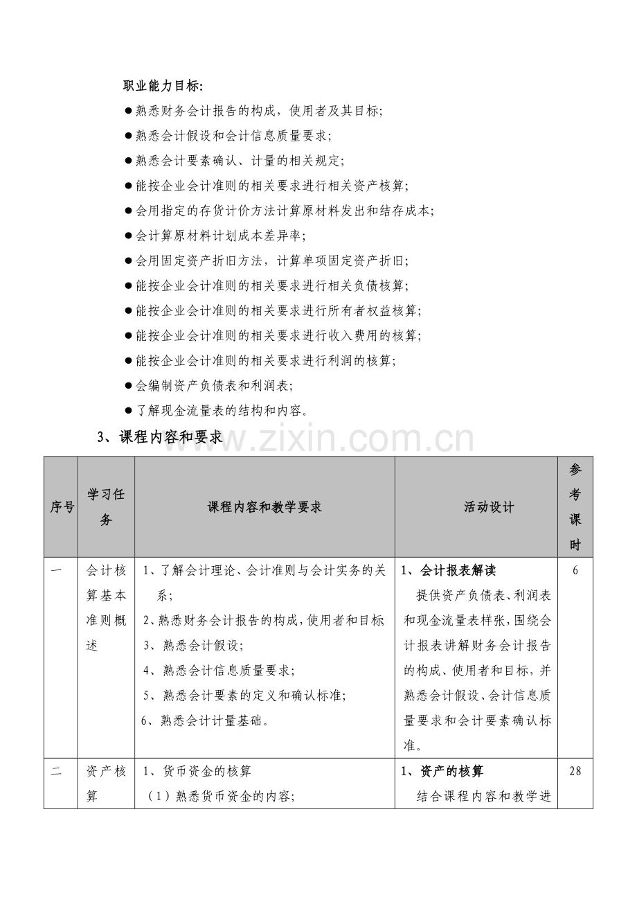 《初级会计实务》课程标准.doc_第2页