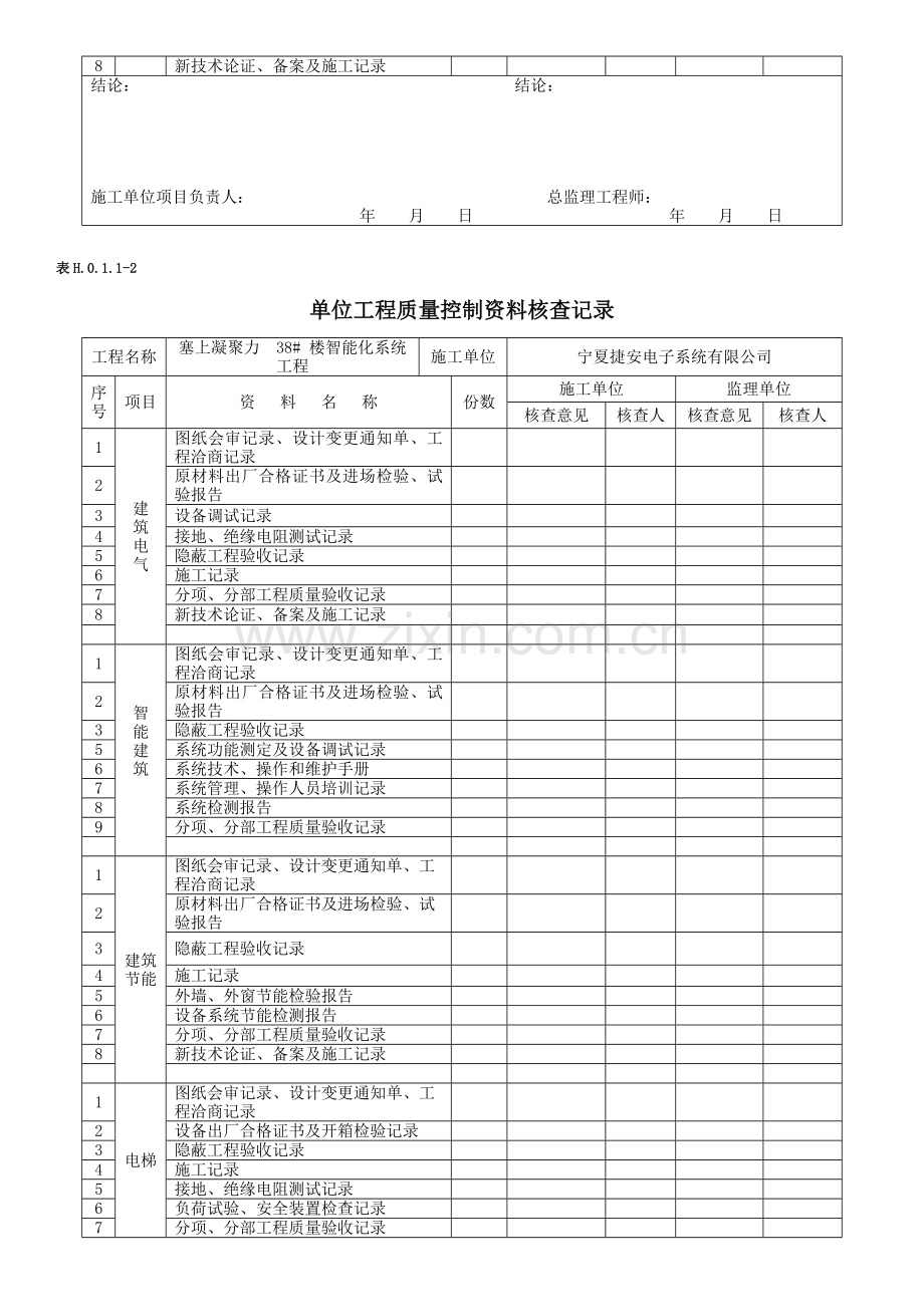 1.6---(表H.0.1.-2)-单位工程质量控制资料核查记录--Word-97-2003-文档.doc_第2页