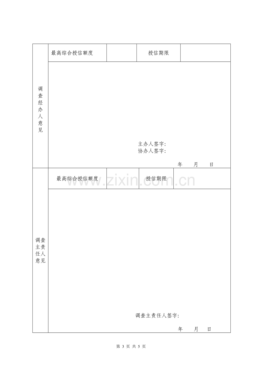 村镇银行单一法人客户授信报告书.doc_第3页