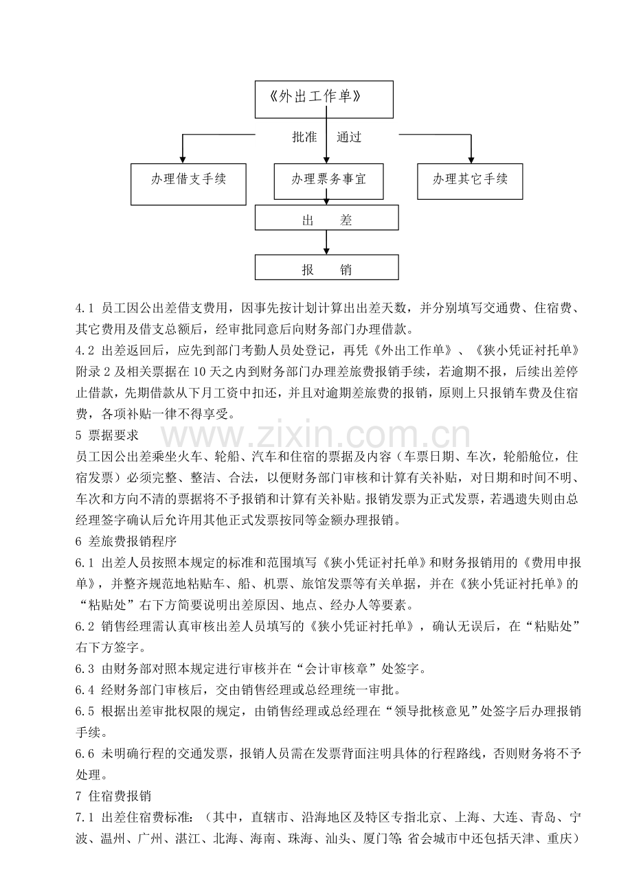 营销中心员工出差管理制度.doc_第2页