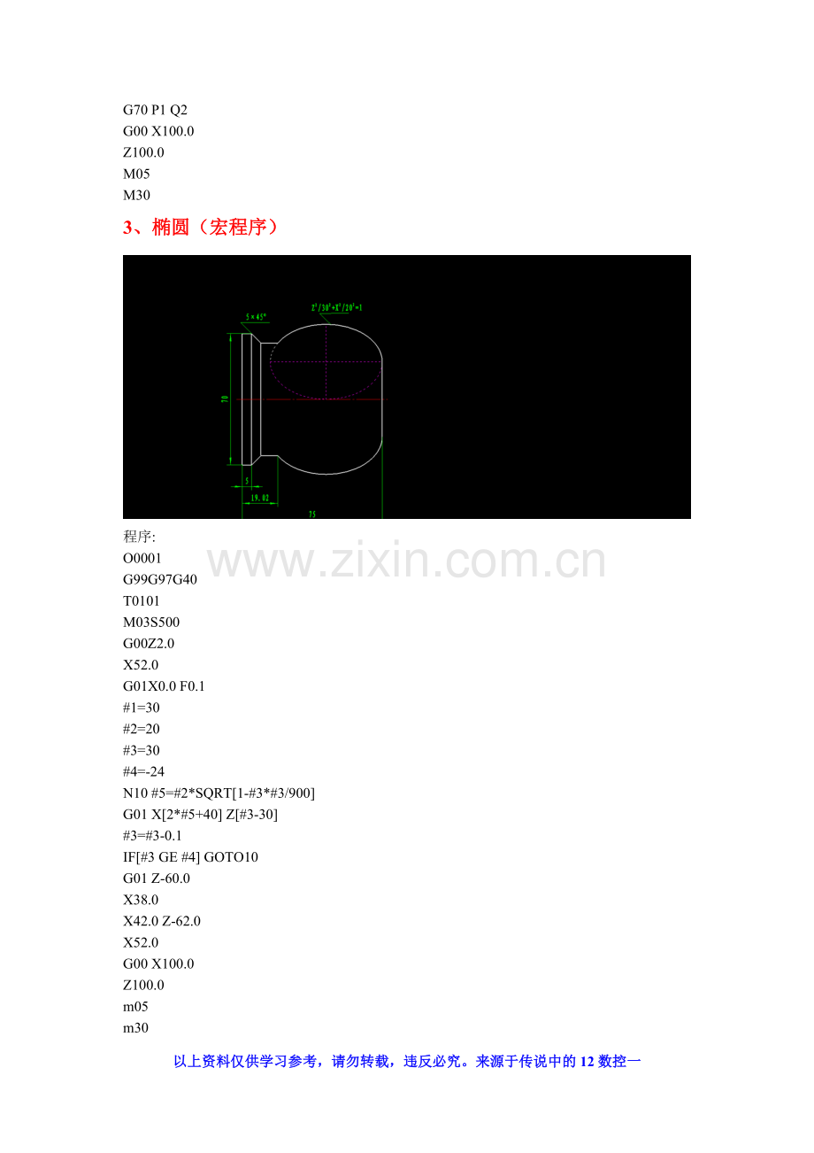 数控车加工工艺品经典资料(附FANUC系统程序).doc_第3页