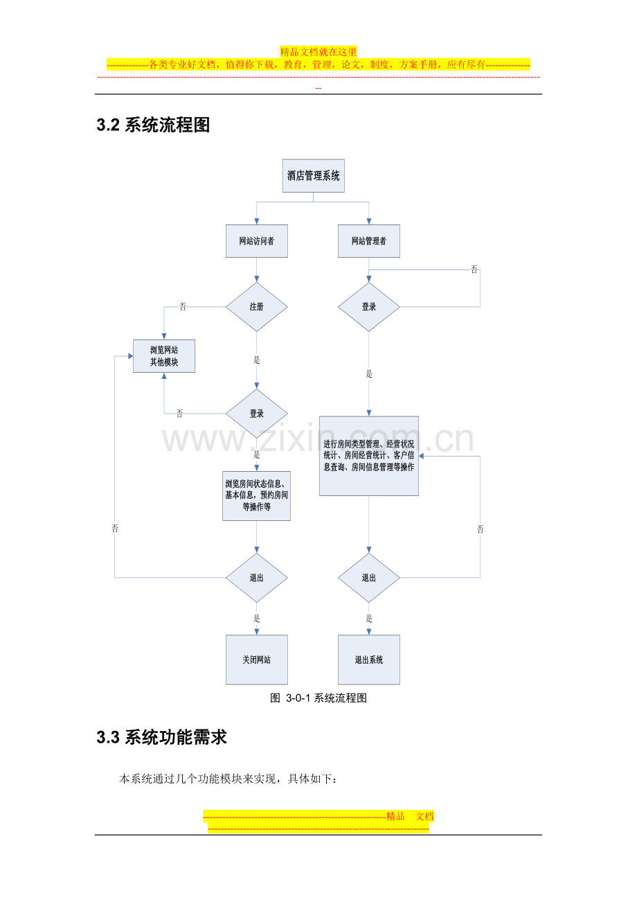 基于ASPNET的酒店管理系统第四章需求分析与设计.doc_第2页