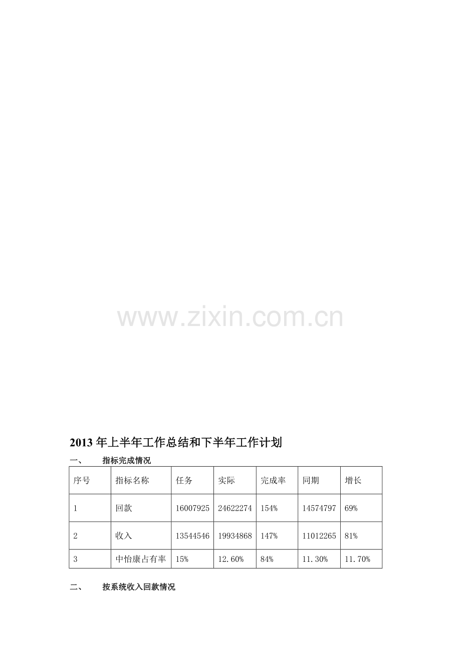 2013年工作总结和工作计划.doc_第1页