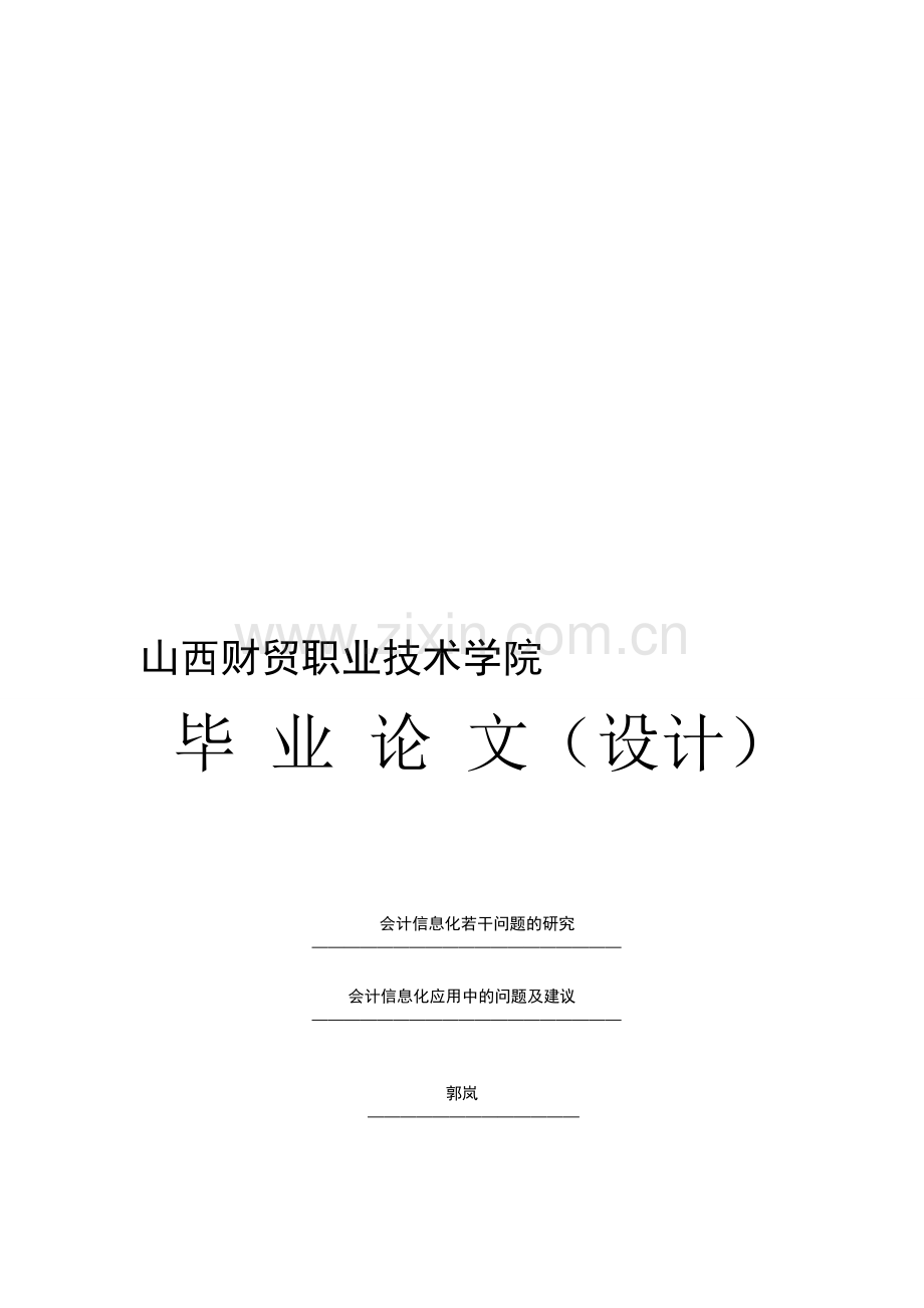 会计信息化应用中的问题及建议2.doc_第1页