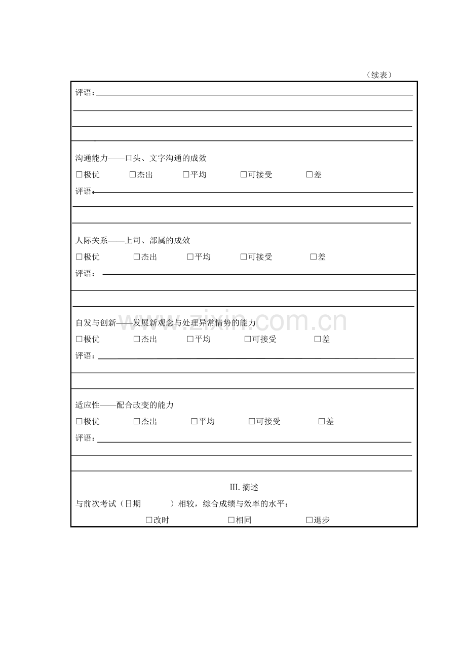 中小企业绩效考核表范例.doc_第3页