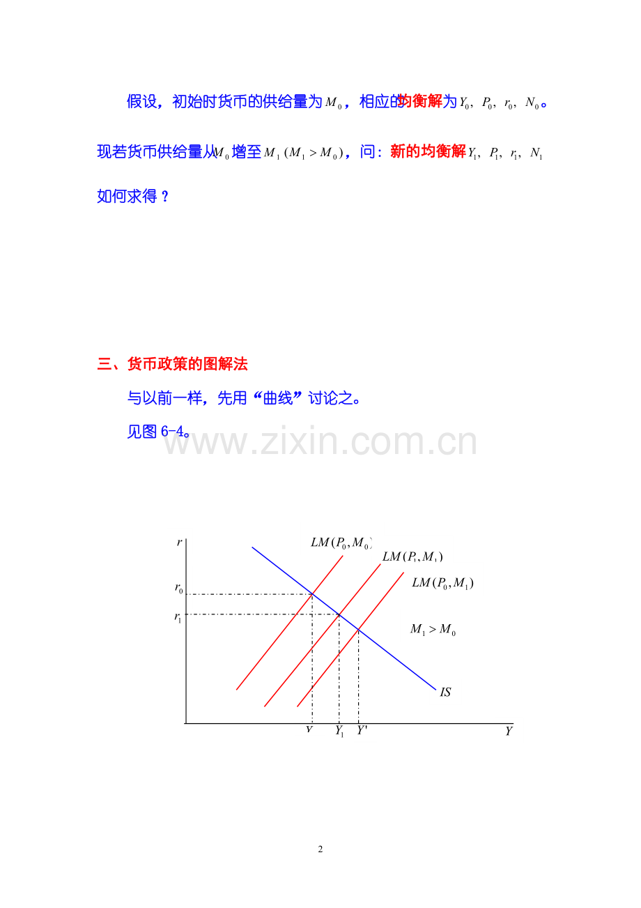 《宏观经济学：原理与模型》第06章--宏观经济的政策分析--第03节--货币政策.doc_第2页