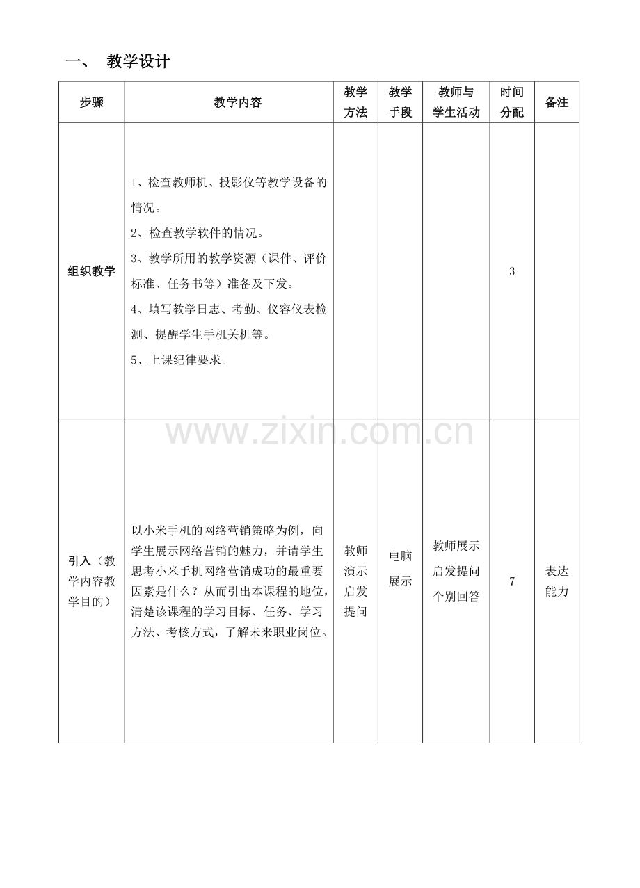 网络营销教案-网络营销教学设计.doc_第2页