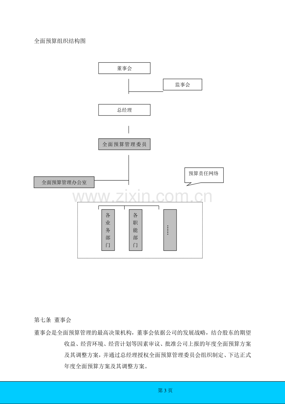 某公司的《全面预算管理制度》.doc_第3页