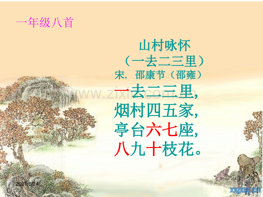 人教版小学一至六年级全部古诗词.ppt_第2页