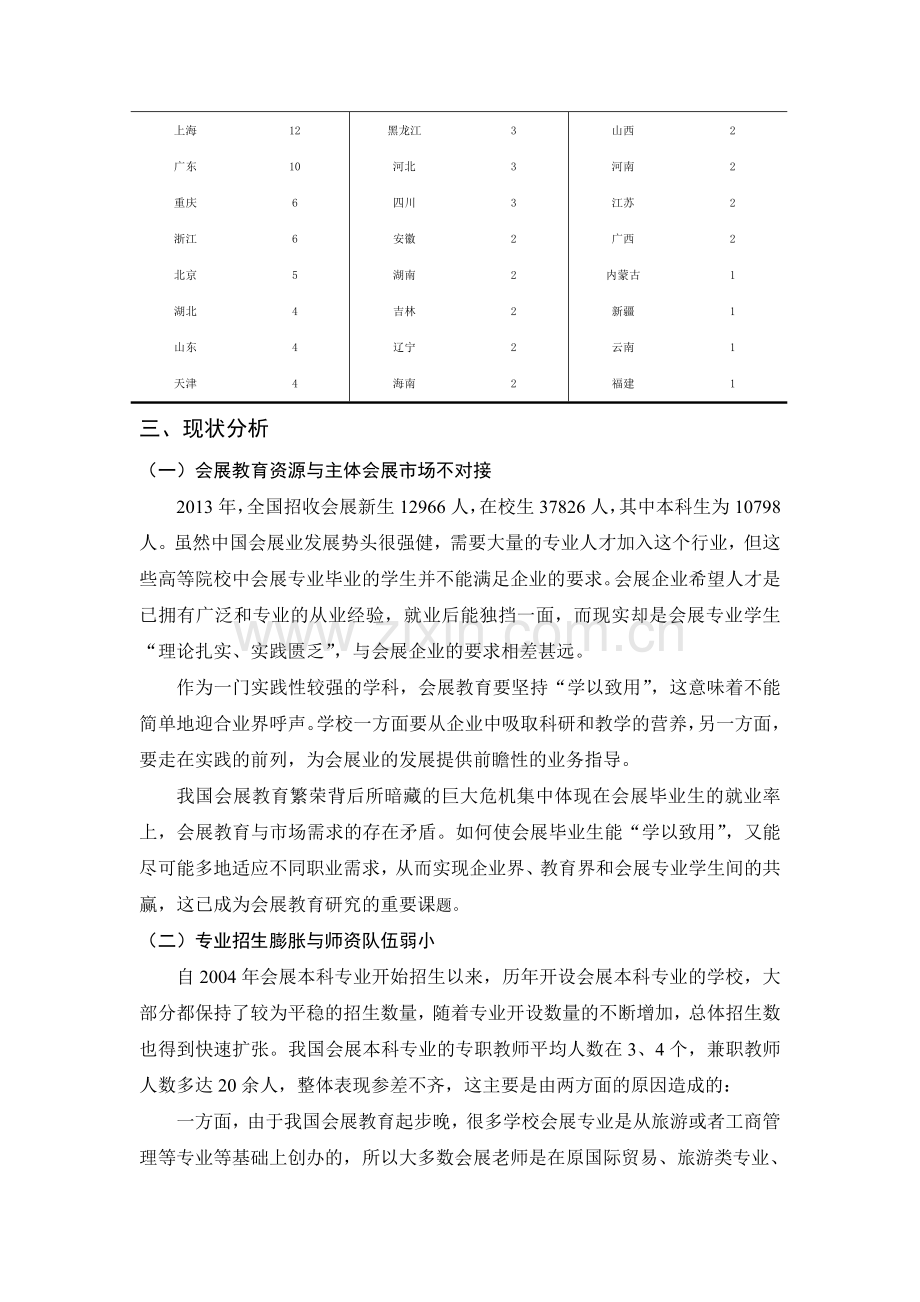 我国会展教育现状分析及几点思考.doc_第3页