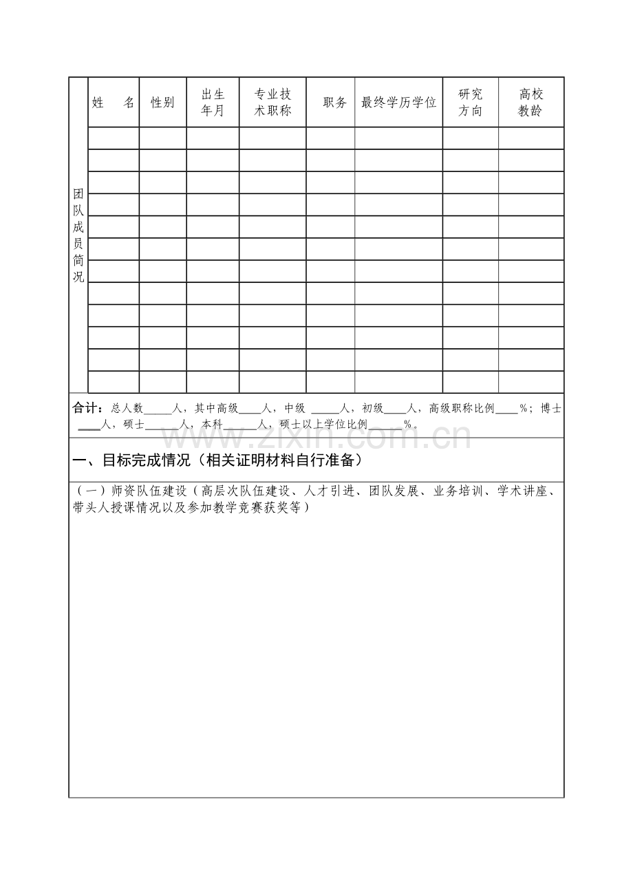 师范学院教学团队绩效考核办法模版.doc_第3页