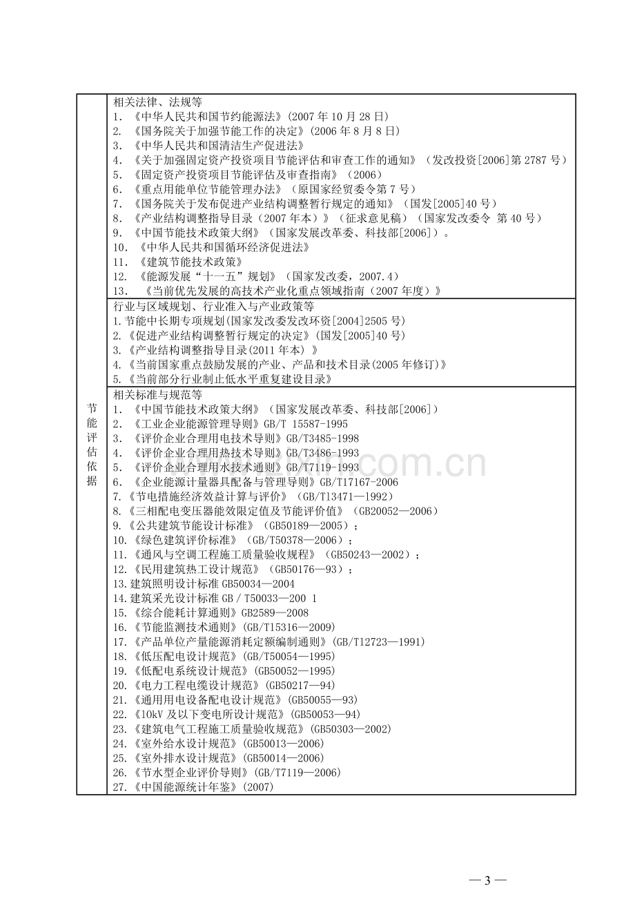 固定资产投资项目节能评估报告表.doc_第3页