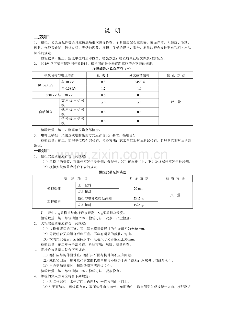 绝缘子安装检验批质量验收记录表.doc_第1页