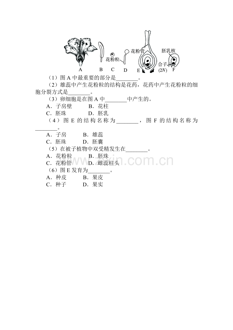 2016-2017学年高一生物下学期课后训练题1.doc_第3页