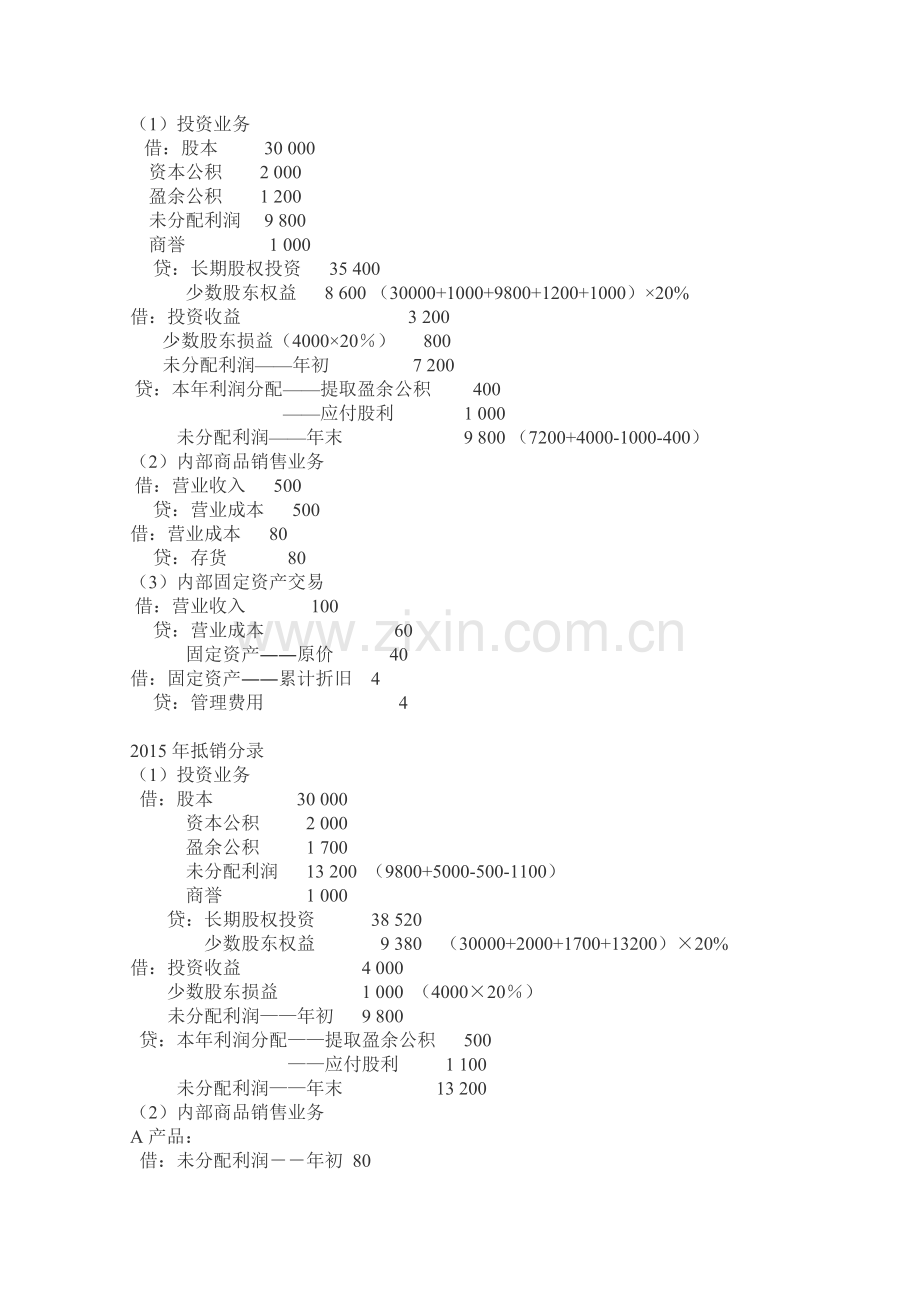 2017高级财务会计--形考2.doc_第2页