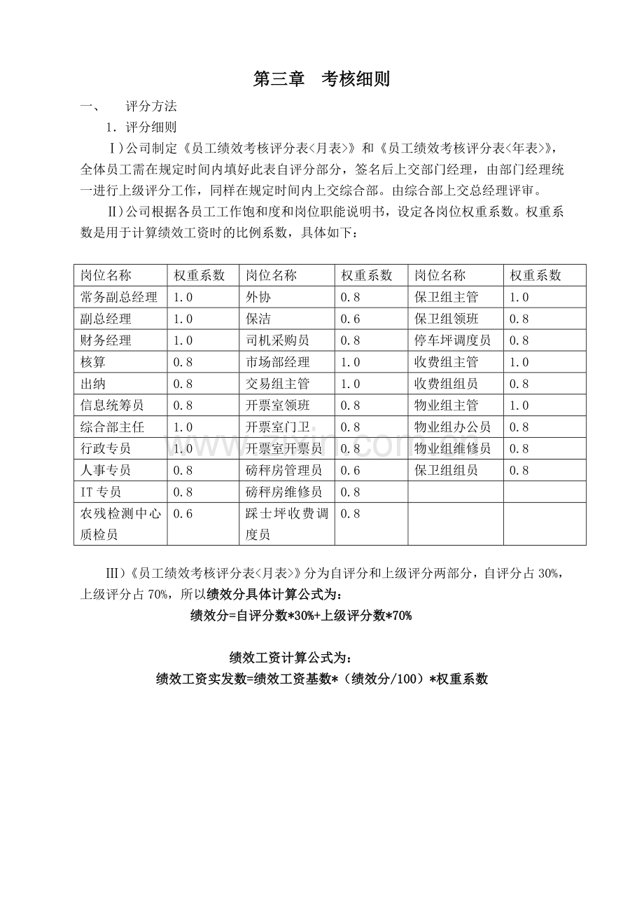 公司绩效考核管理办法及细则.doc_第2页