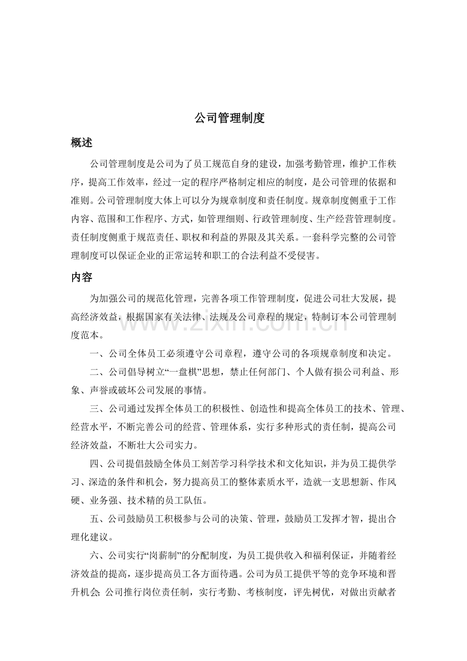 公司管理制度解读.doc_第1页