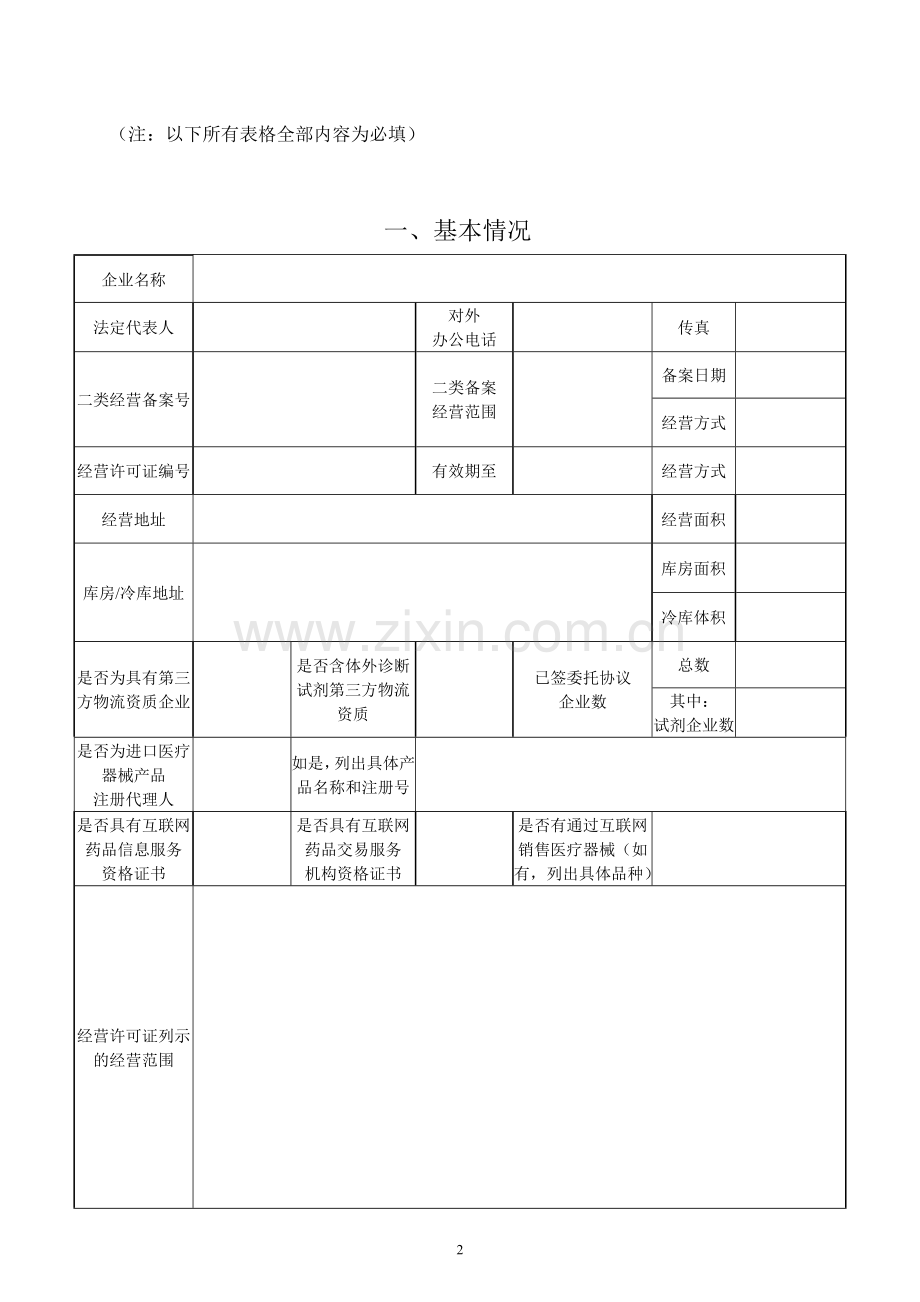 2017-按照医疗器械经营质量管理规范自查报告(模板).doc_第2页