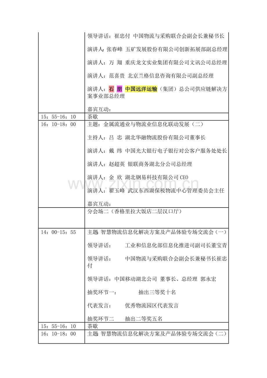 2012中国物流与采购信息化推进大会暨物流企业CIO峰会议程安排表.doc_第3页