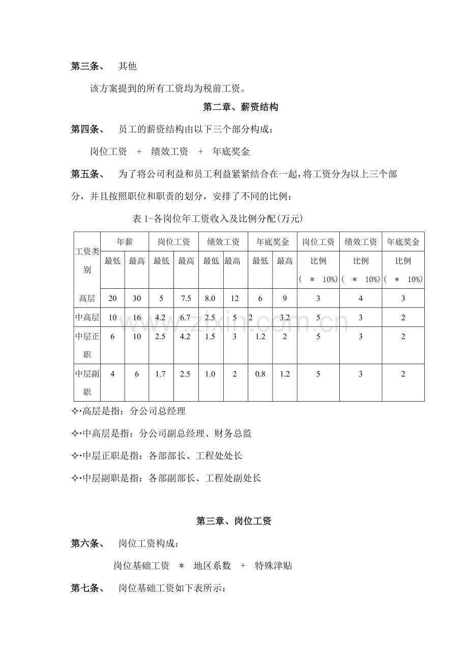 公司关键岗位薪酬设计方案.doc_第2页