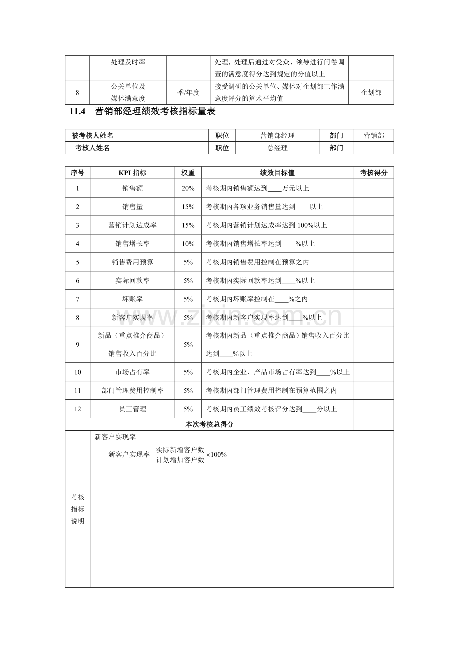 营销企划人员绩效考核方案.doc_第3页