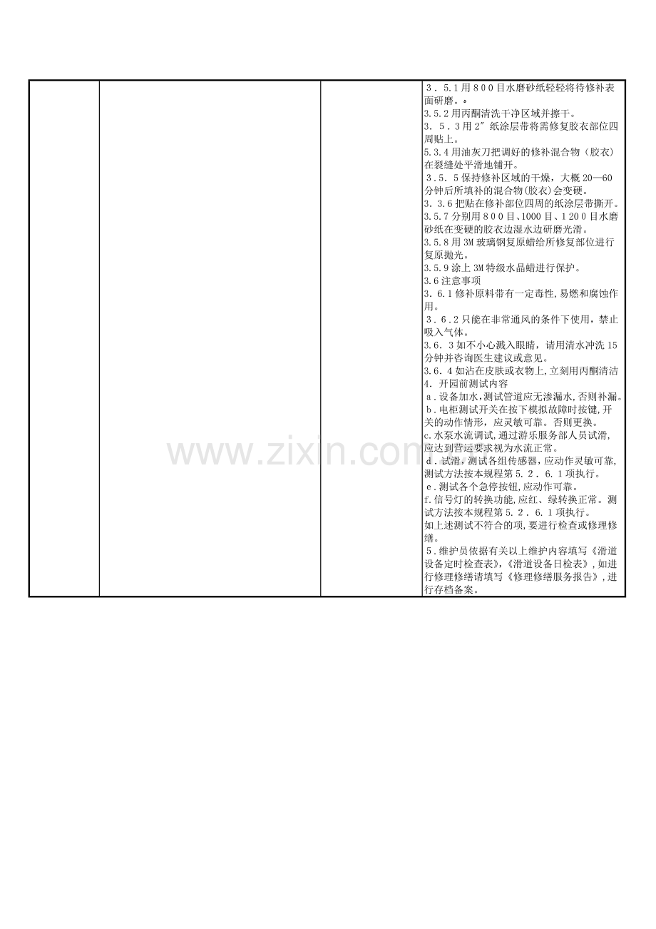 水上游乐园-滑道类设备维护保养规范模版.docx_第3页