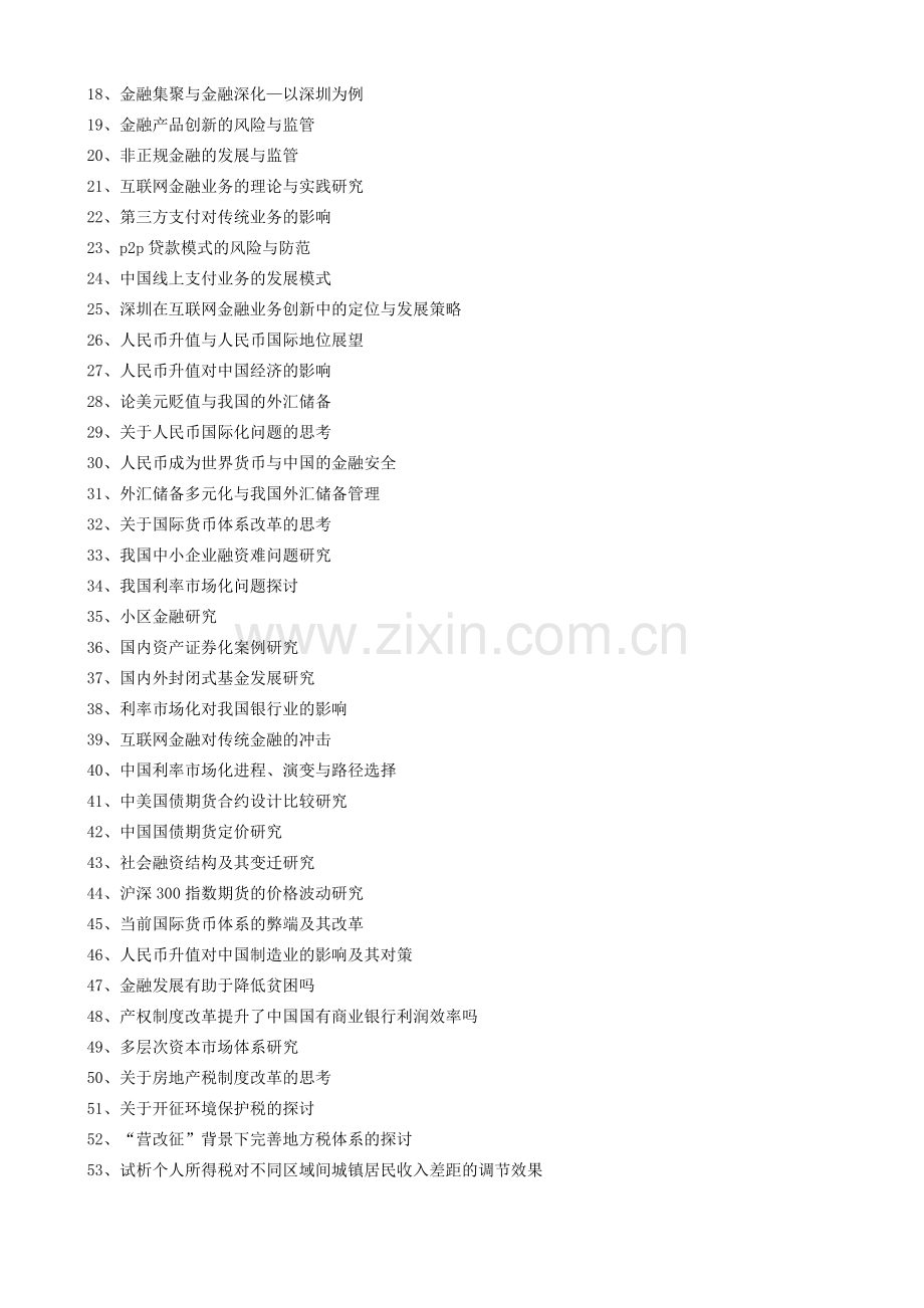 自学考试金融、金融管理、物流管理、销售管理专业毕业论文指导要求及参考题目.doc_第3页