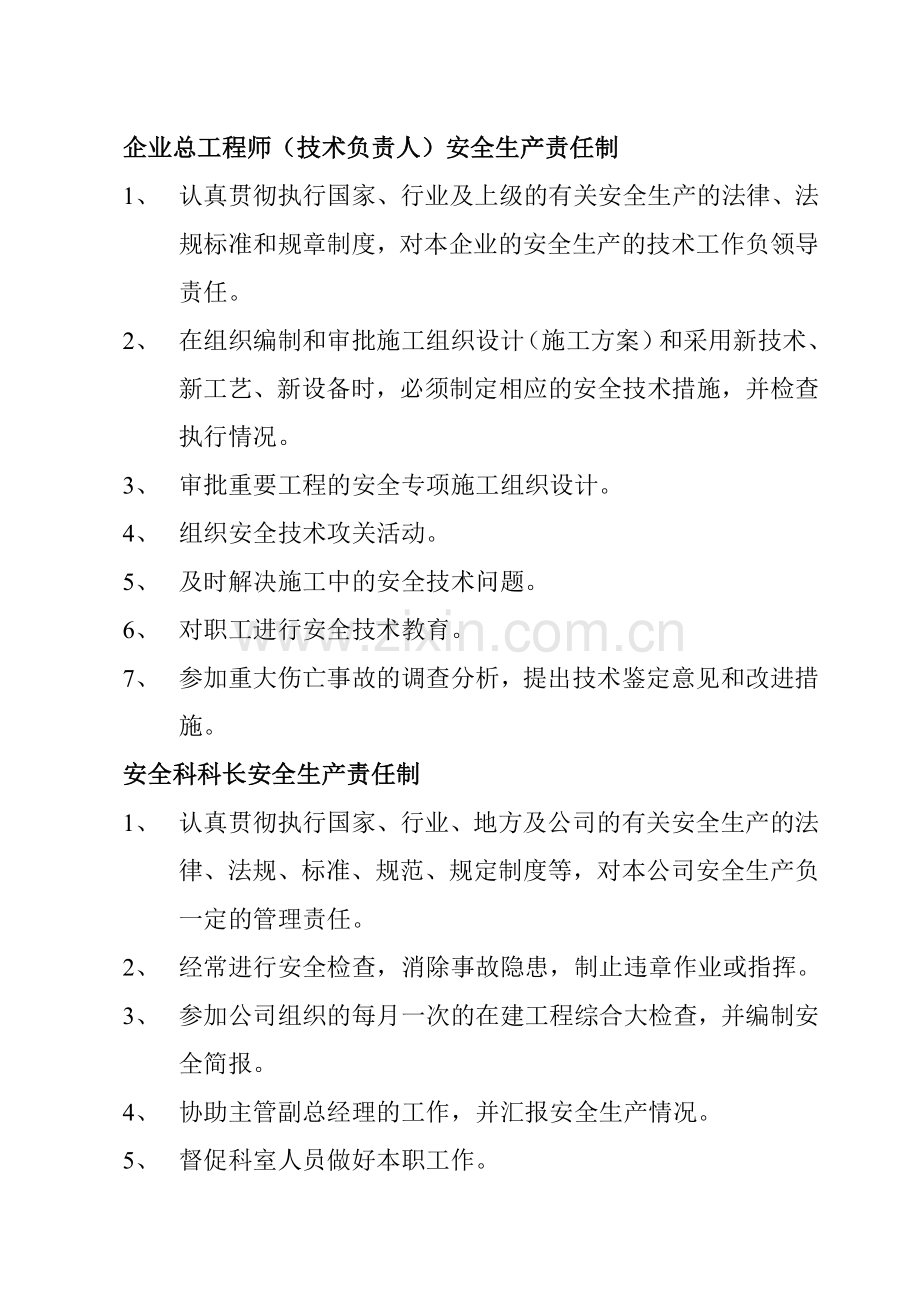 第一部分---各级人员各级部门安全生产责任制.doc_第3页