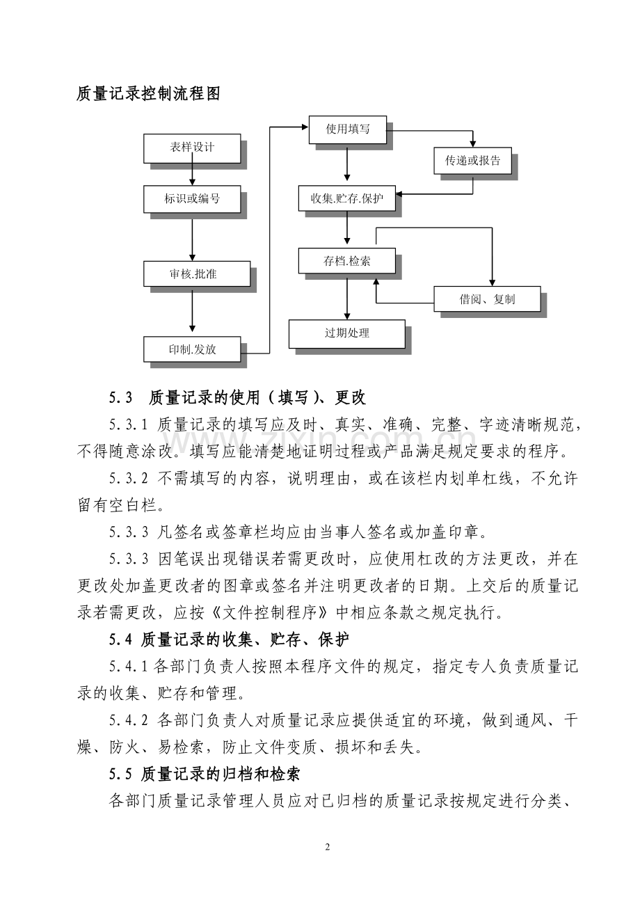 质量记录控制程序.doc_第2页