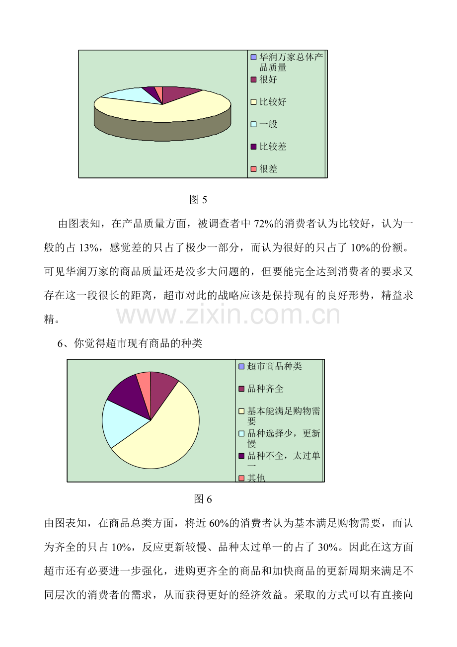 大学生对华润万家超市顾客满意度调查问卷--数据统计情况总报告分析.doc_第3页