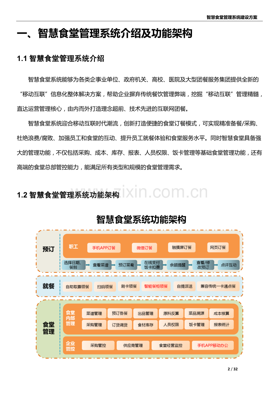 智慧食堂管理系统建设方案.doc_第2页