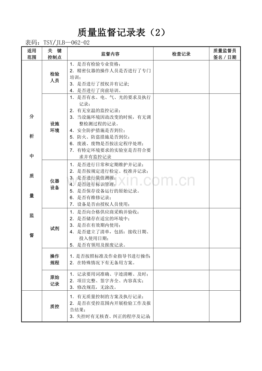 质量监督记录表.doc_第2页