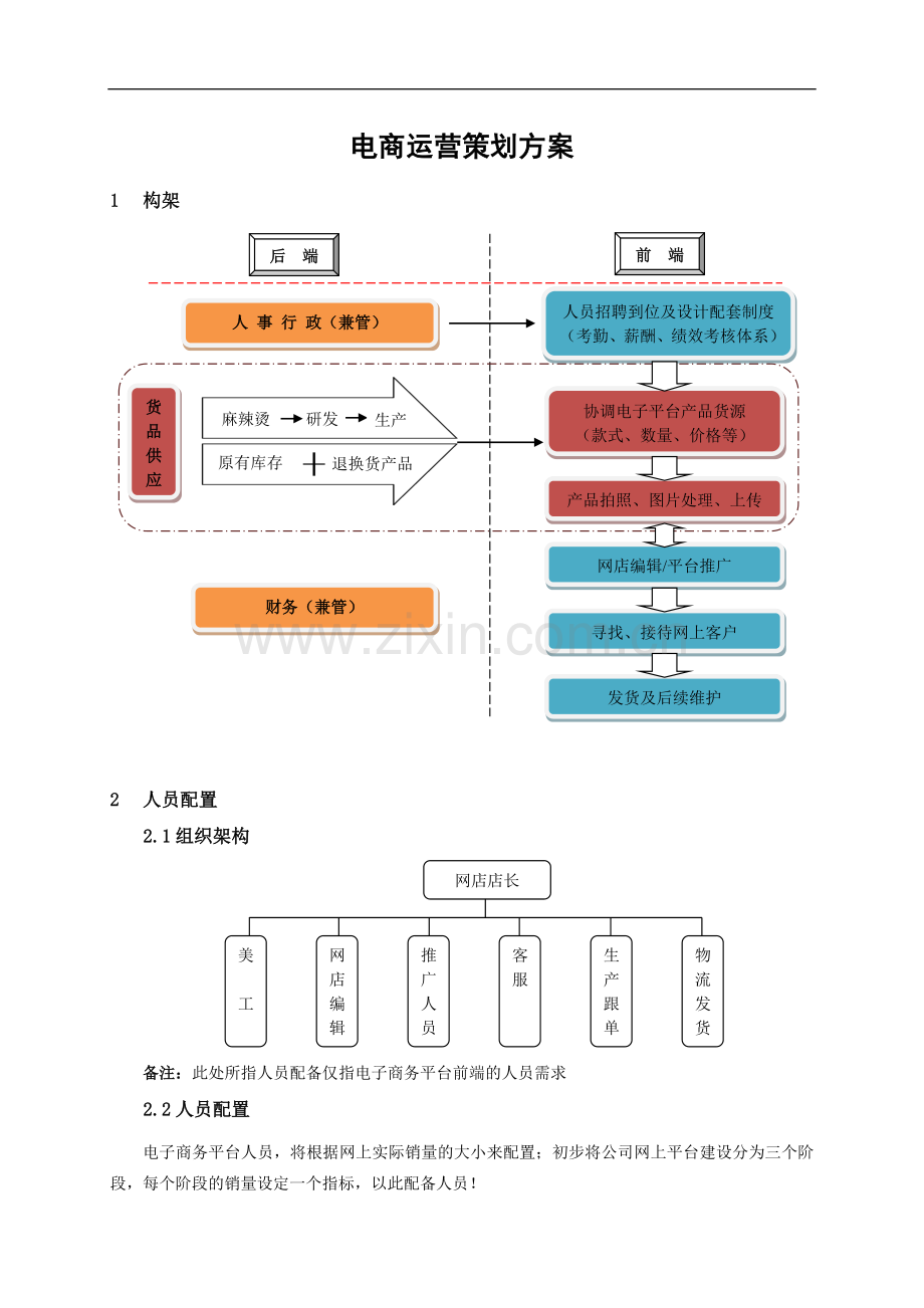 电商运营策划方案.doc_第1页