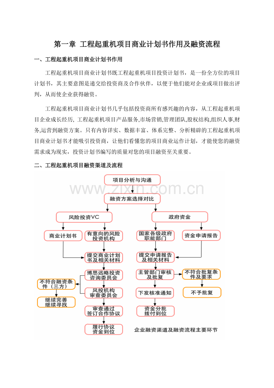 2013年优秀工程起重机项目商业计划书(可行性研究报告).doc_第3页