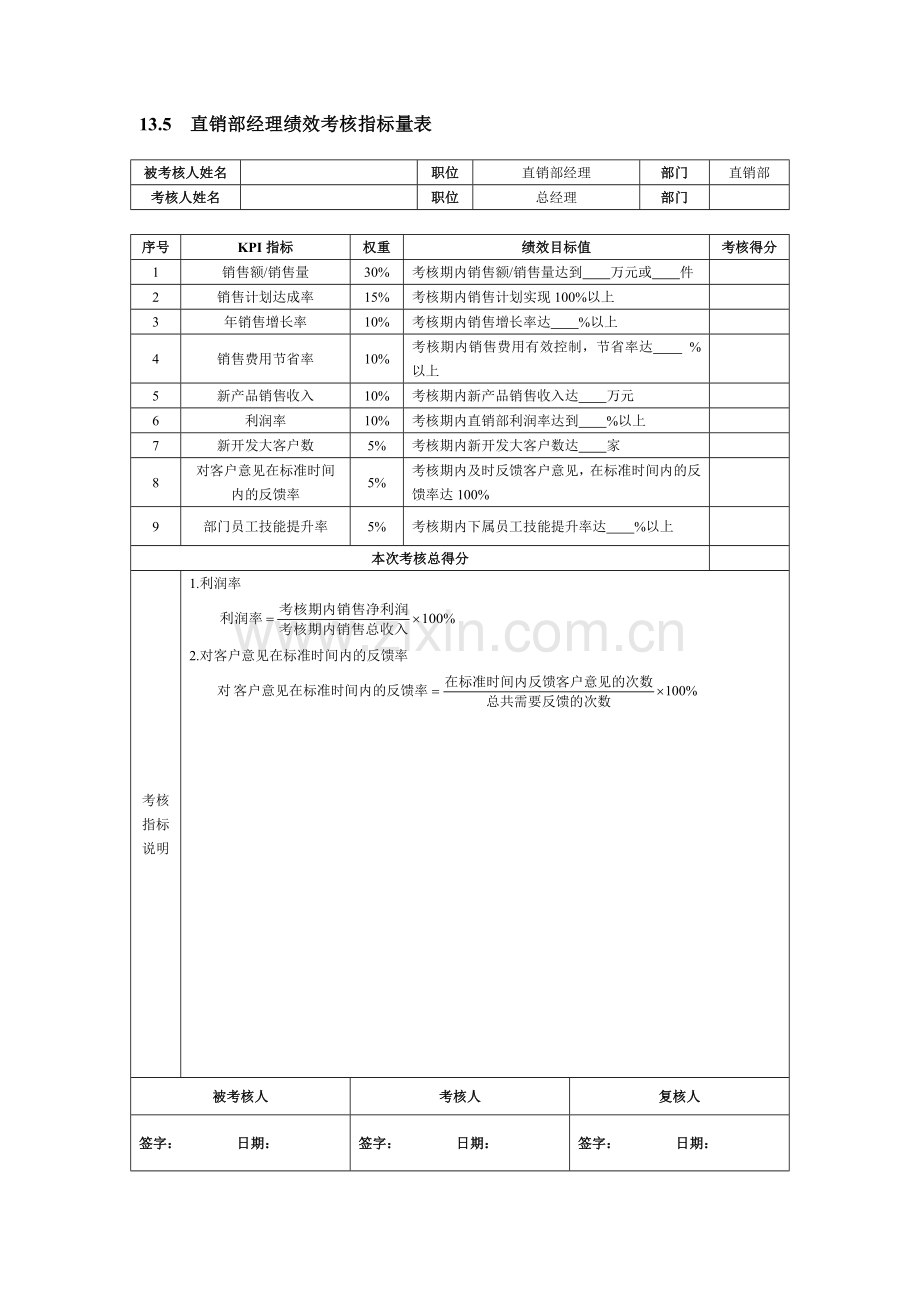 销售促销人员绩效考核方案.doc_第3页