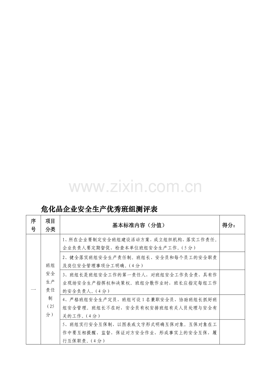 优秀班组评定表.doc_第1页