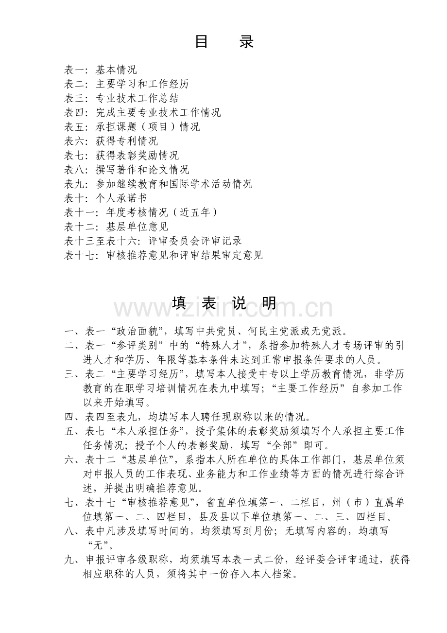 助理工程师职称评定表格范本及工作经历总结.doc_第2页