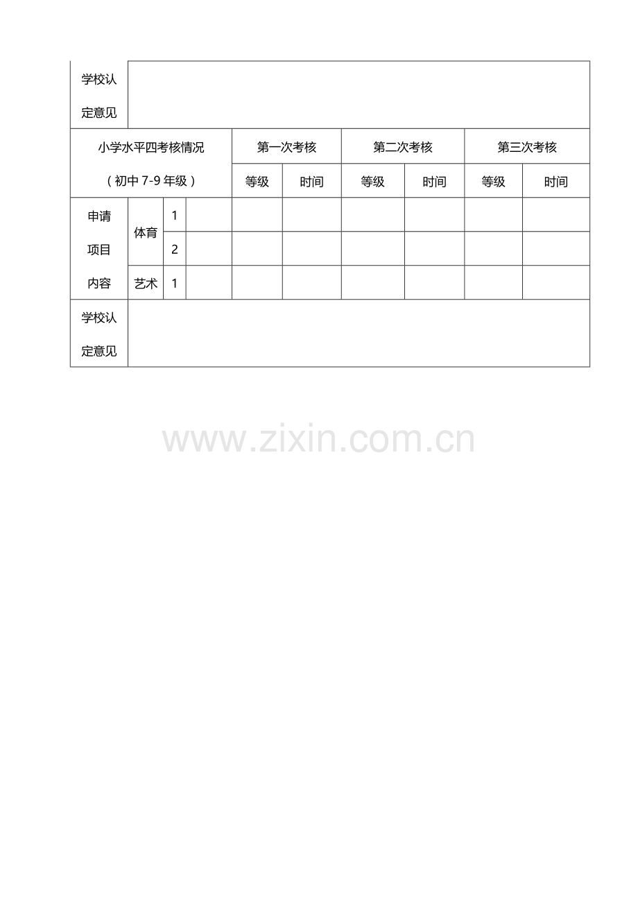 伊犁州昭苏县义务教育阶段学校“体育、艺术2-1项目”考核表..doc_第3页