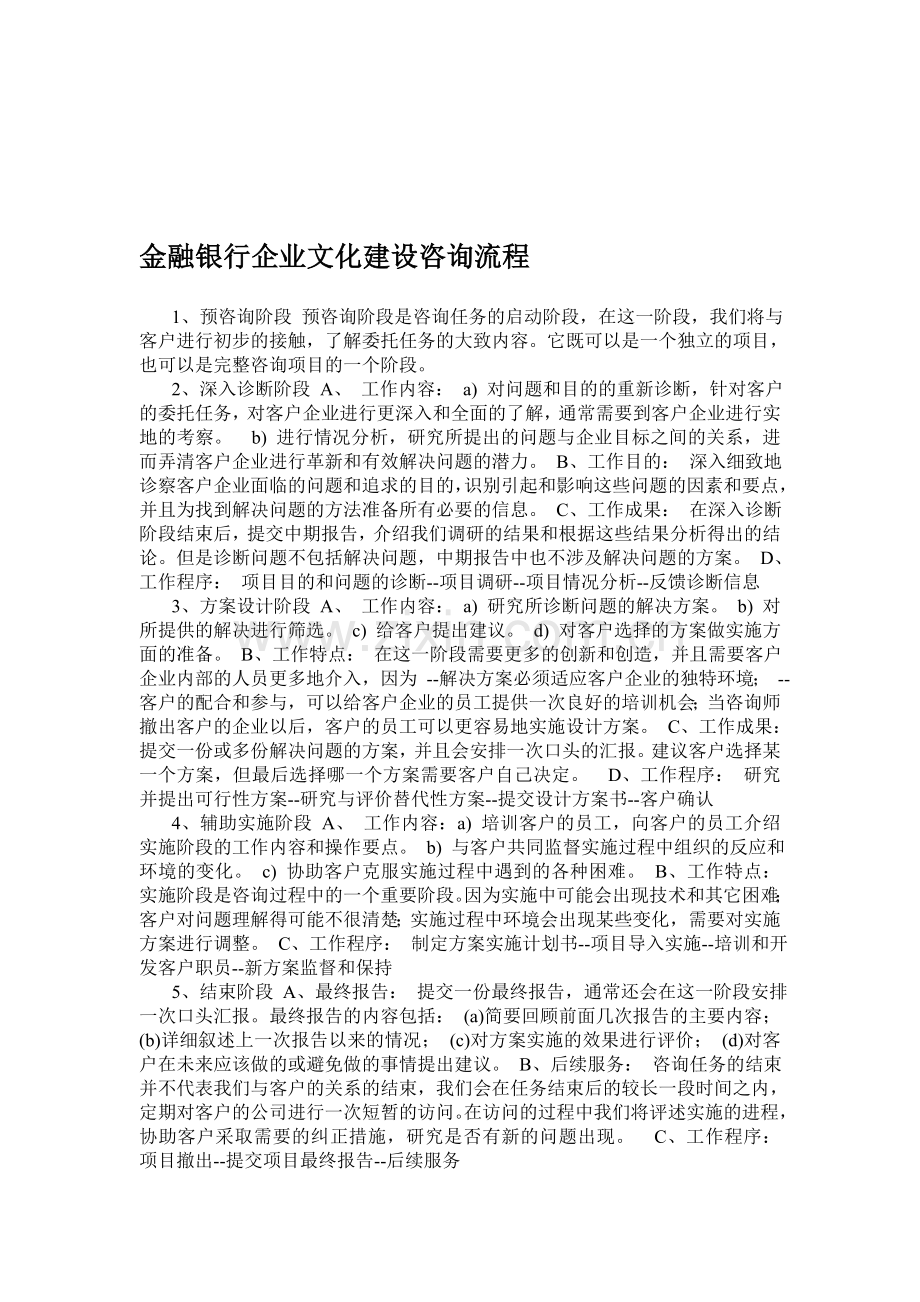 金融银行企业文化建设咨询流程.doc_第1页