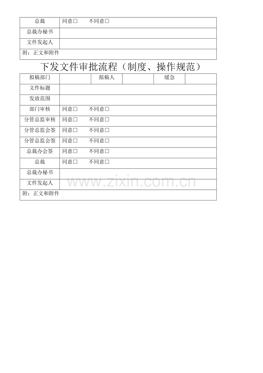 公司签呈、发文审批流程.doc_第3页