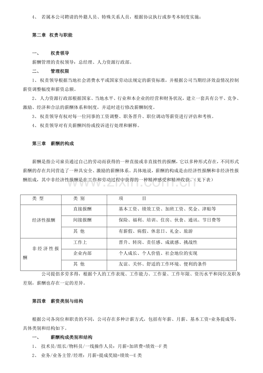 XXXX通讯公司薪酬管理制度.doc_第2页