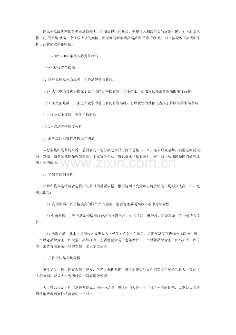 护肤品行业分析报告.doc_第2页