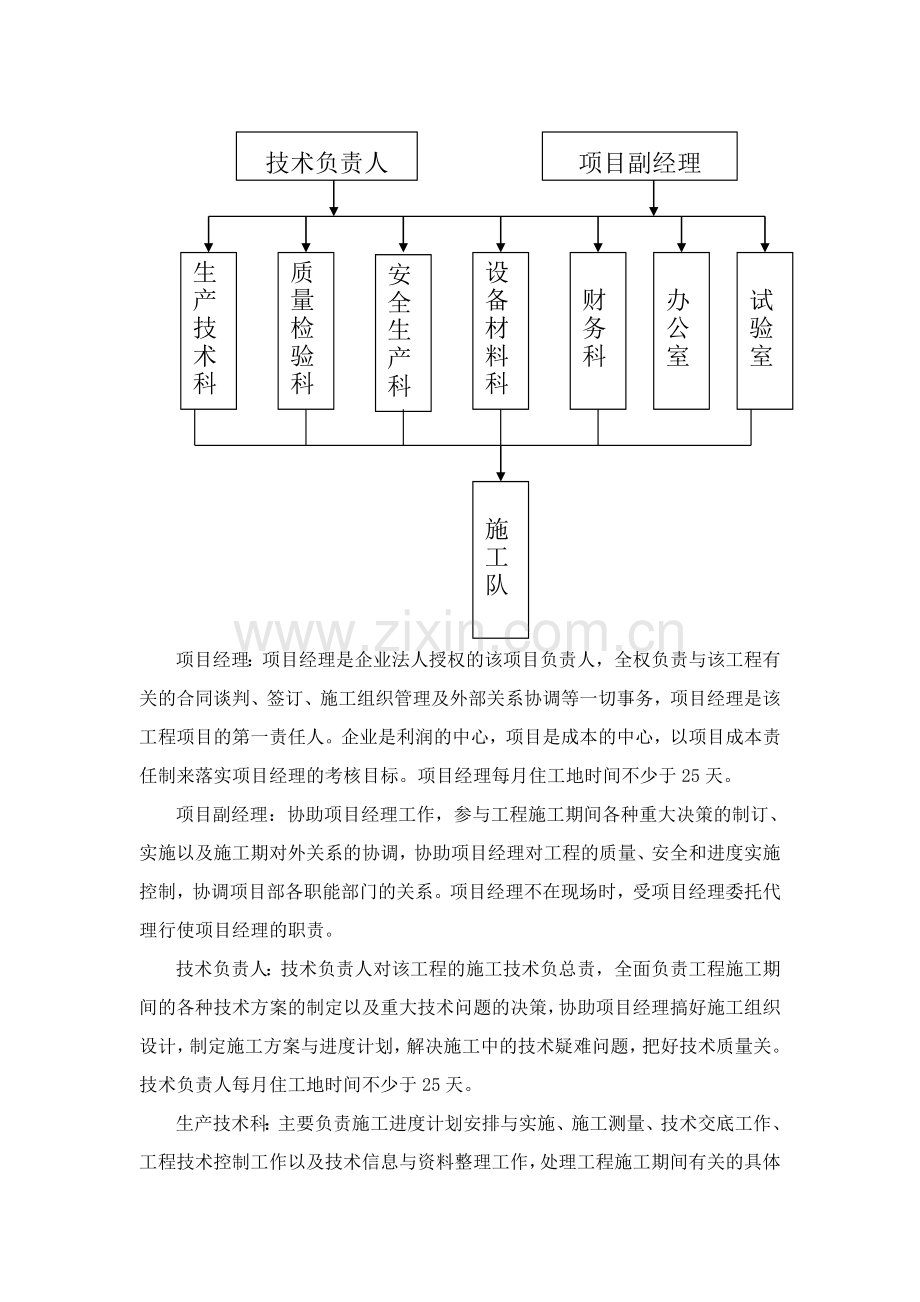 投标人施工技术力量及项目组织管理机构.doc_第2页