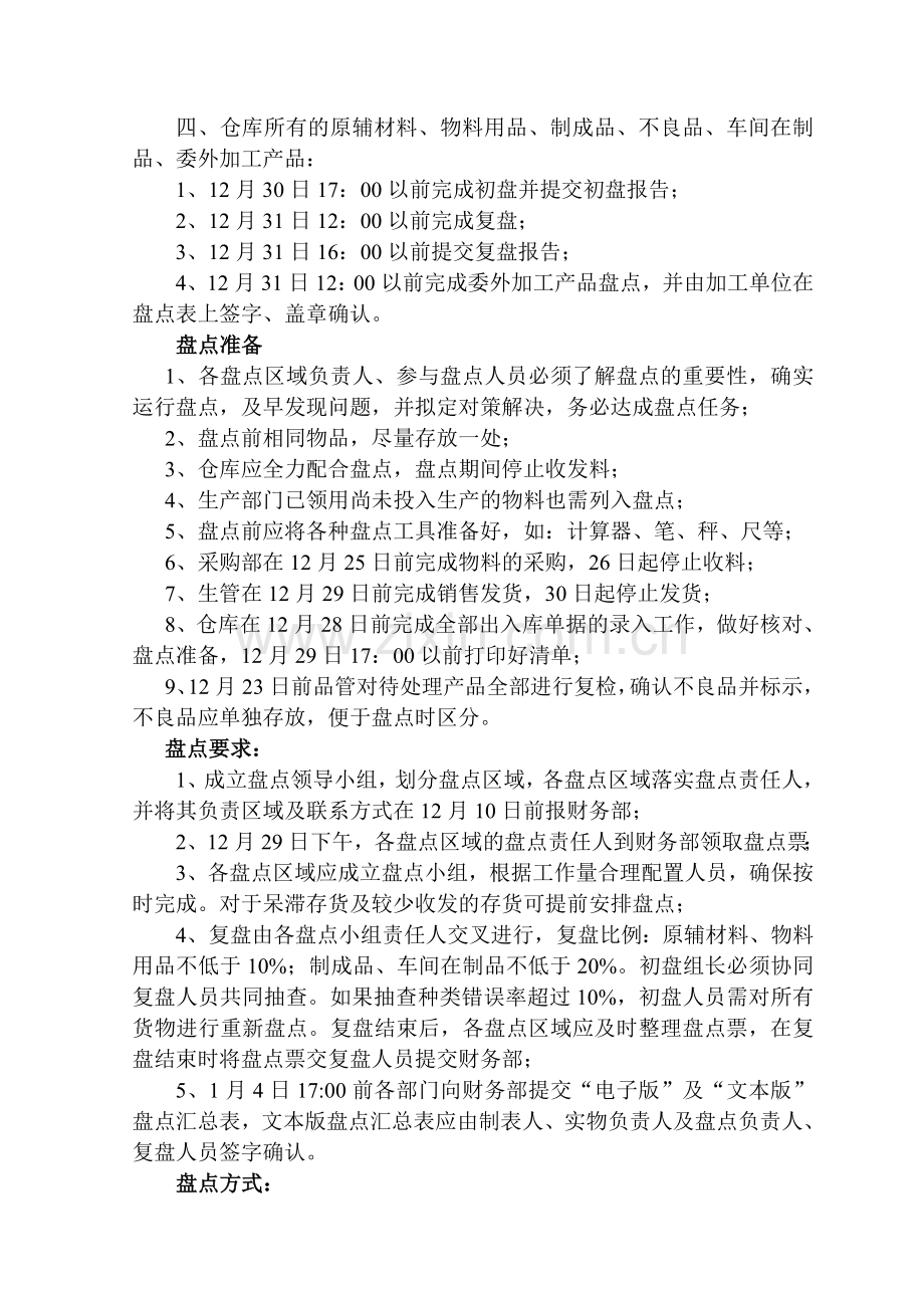 2012年度盘点计划.doc_第2页