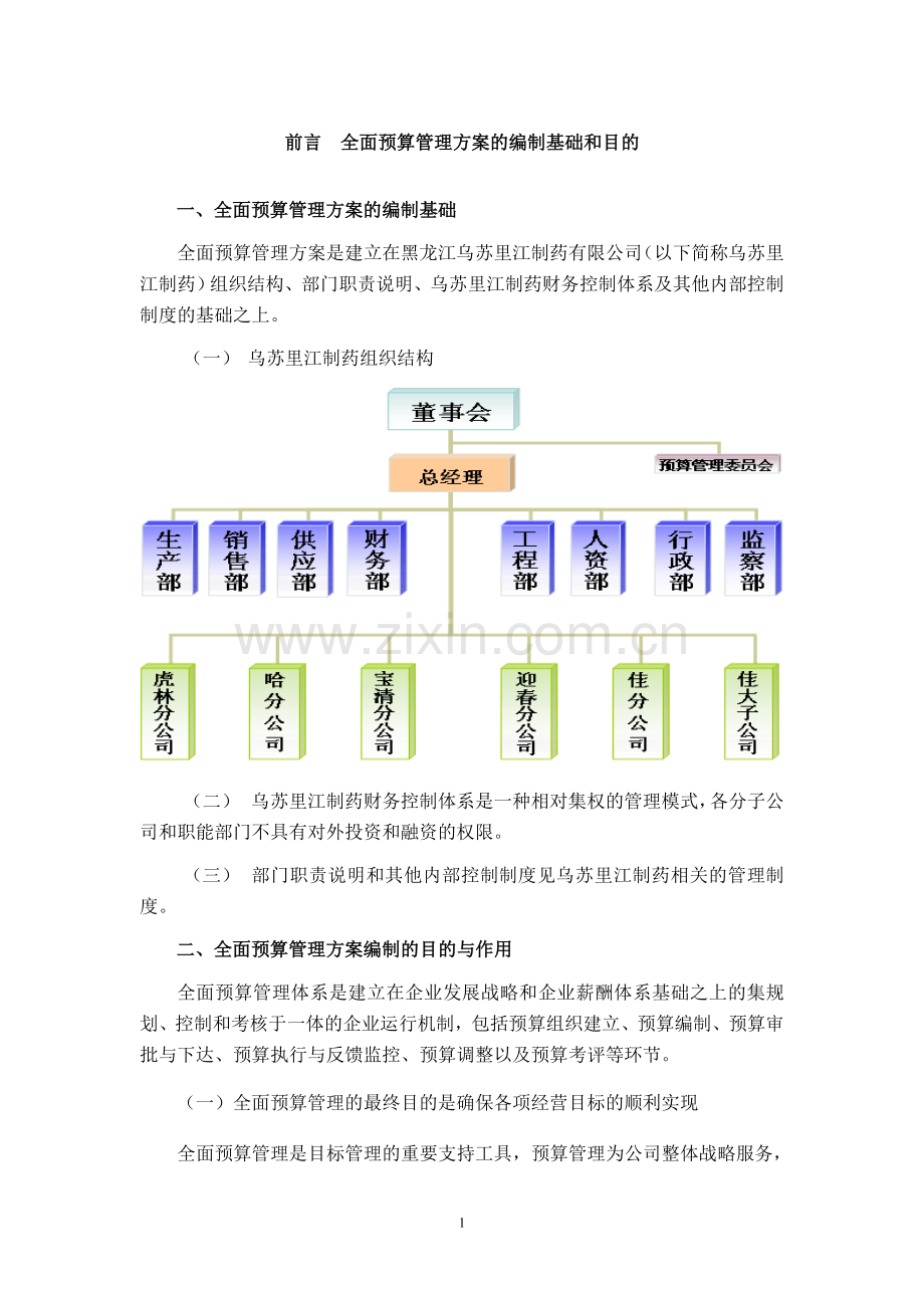 全面预算管理实施方案.doc_第3页