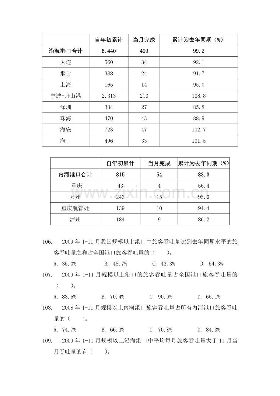 2018年中国移动校园社会招聘考试题库历年真题.doc_第3页