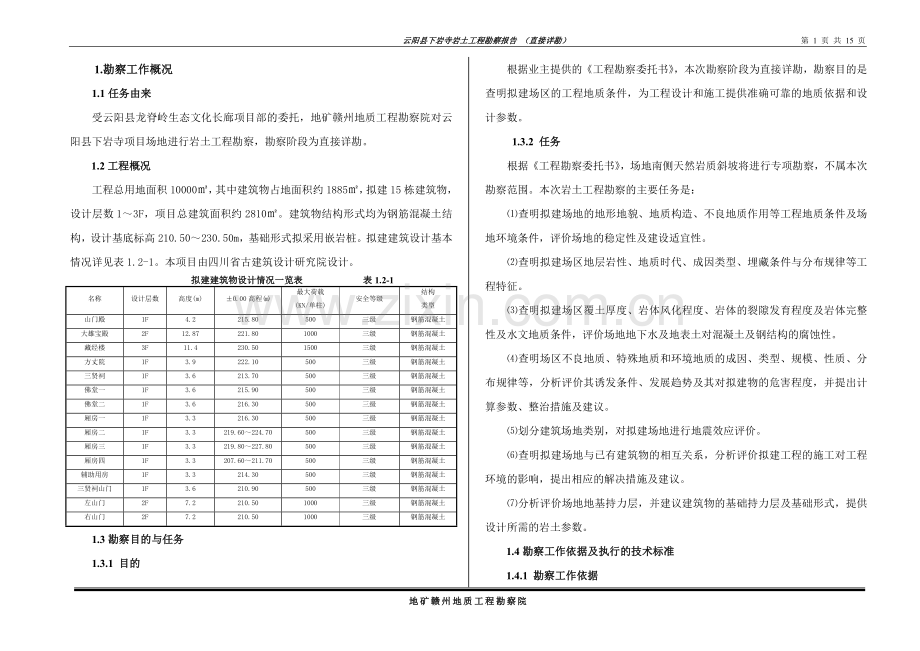 地质勘察报告汇总.doc_第1页