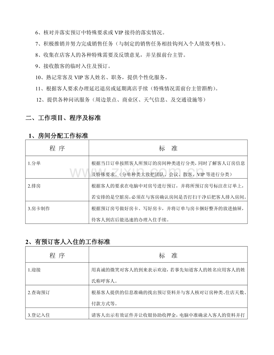 前台接待岗位职责及工作内容.doc_第3页