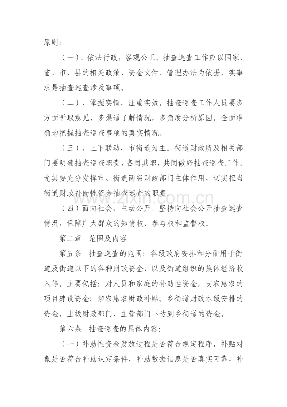 补助性资金抽查巡查制度.doc_第2页