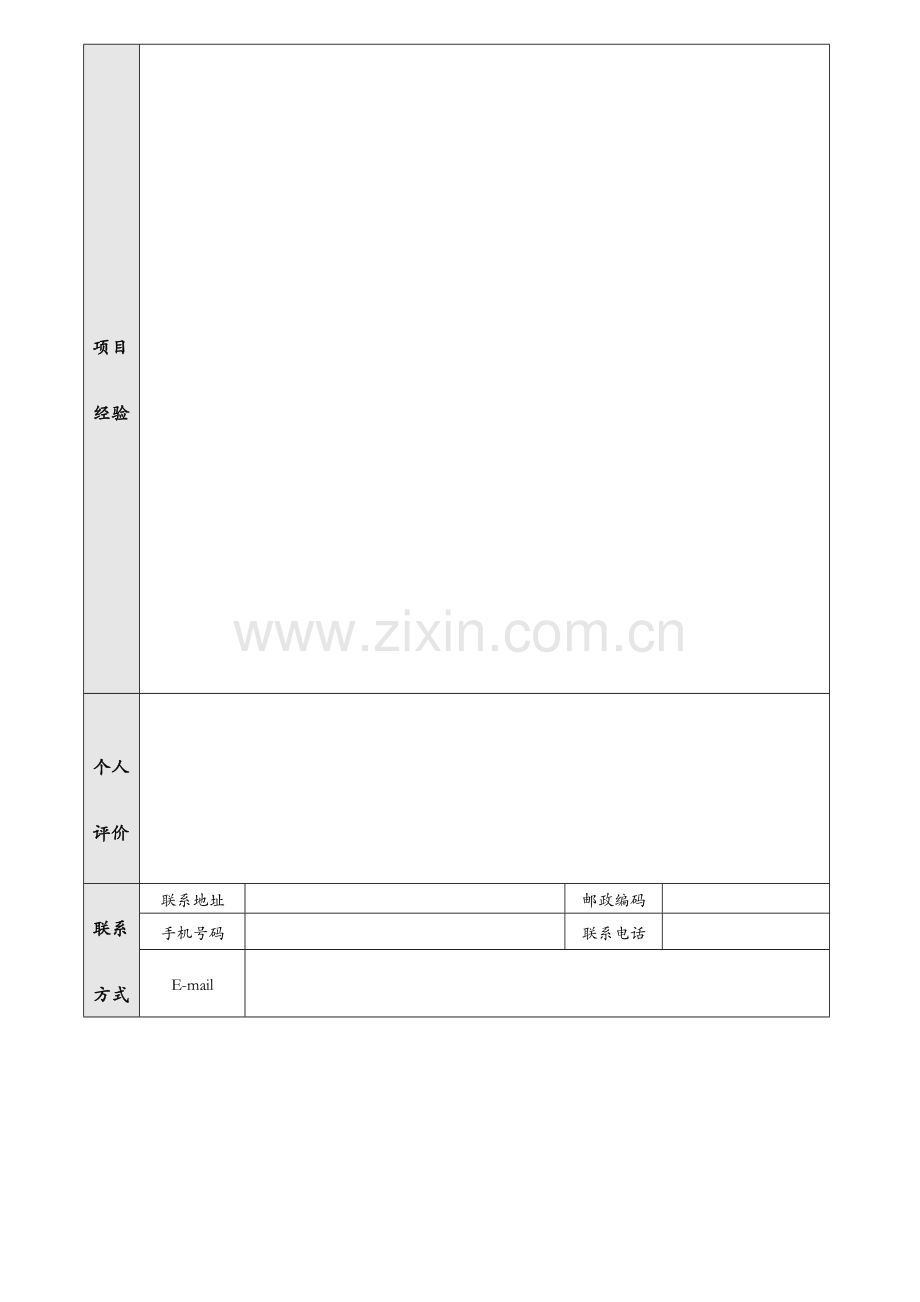 Java软件工程师简历模版.doc_第3页